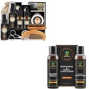 XIKEZAN Geschenke für Herren w/Beard Kit und Bart Shampoo und Conditioner Set