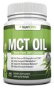 Huile MCT - 3000mg par portion - 180 Softgels - Fabriqué à partir de noix de coco 100% bio - Non OGM, pressés à froid, Capsules paléofriendly - Idéal pour la santé focus & Gut