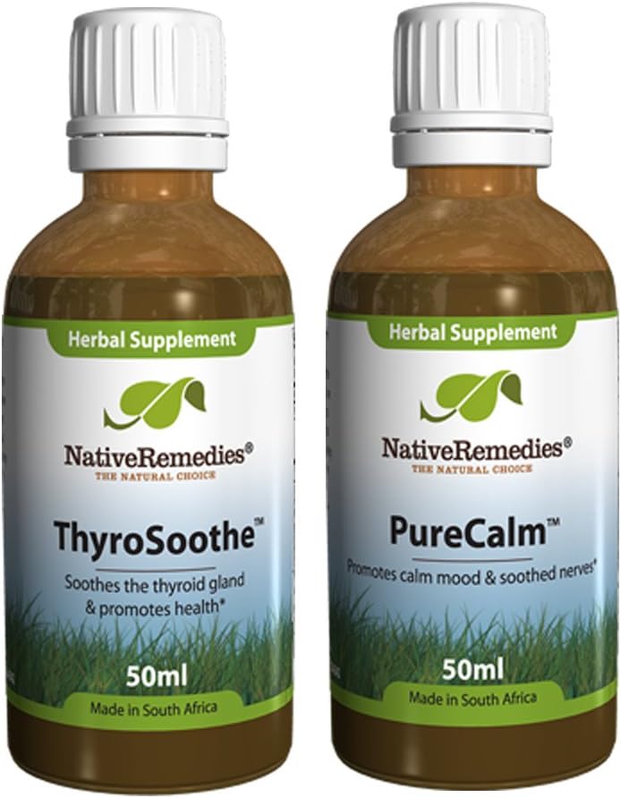 Les remèdes indigènes ThyroSoothe et PureCalm ComboPack