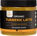 Organic Turmeric Latte Powder – USDA Zertifiziert, keine hinzugefügt Zucker Turmeric Supplement mit Ceylon Cinnamon, Zealthy Life, 45 Servierungen