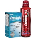 iSatori L-Carnitin LS3 Mischbeere 1500mg (32 Servierungen) & Biogenetische Labs Forskolin Lean & Tone