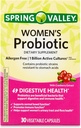 Supplément probiotique pour femmes avec l'inuline prébiotique et la canneberge – Soutien de la santé digestive, urinaire et immunitaire, 1 milliard de cultures actives, 8 souches, 30 capsules de dénombrement – Probiotiques pour la santé des femmes