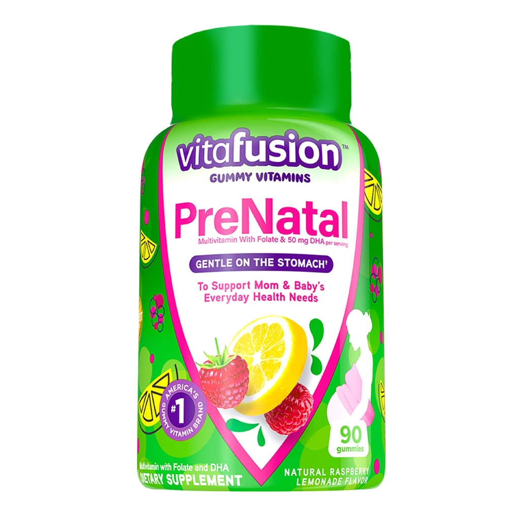 Pre-Seed Fertility Lubricant und Vitafusion 90 Count Prenatal Gummy Vitamine mit Folat, DHA und essentielle Nährstoffe für Schwangerschaftsgesundheit