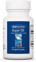 Allergy Research Group Super D3 Nahrungsergänzung - Knochen & Immununterstützung, Cholecalciferol mit C & E, Vegetarische Kapseln, Glutenfrei - 60 Count