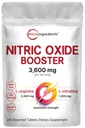 Suppléments à l'oxyde nitrique pour les hommes et les femmes 3600mg, 240 comprimés de biscuit. 80 portions.