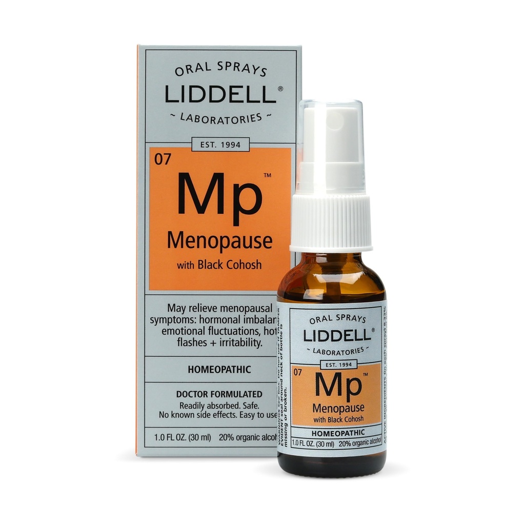 Spray de ménopause homéopathique Liddell, 1 once