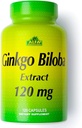 ALFA VITAMINS Ginkgo Biloba 120mg unterstützt Messingfunktion & Speicherunterstützung - 120 Kapseln