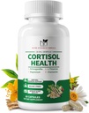 Suppléments de cortisol pour les femmes/hommes - Réducteur de cortisol 10 en 1 Balance de désintoxication inférieure avec Magnésium, Ashwagandha, L-Theanine pour le stress, le sommeil, le calme, l'humeur Support - 60 capsules pendant 30 jours