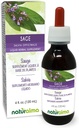 Naturalma Sage (Salvia officinalis) Blatt Alkoholfreie Tinktur - 4 fl oz Flüssiger Extrakt in Tropfen - Kräuterergänzung - Vegan