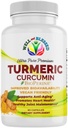 Kurkuma Ergänzung mit BioPerine - 60 Kapseln - Bio-Turm-Root-Extrakt - Vegan freundlich, Enhanced Absorption, tägliche Gelenk- und Herzunterstützung