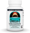 Quelle Naturals Omega-7 Sea Buckthorn Fruit Oil, Non-GMO, Vegan-Quelle für Gesundheit und Vitalität* - 60 Vegan Softgels