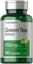 Horbäach Grüner Tee Extrakt Kapseln 450mg | 180 Count | Kräuterergänzung | Non-GMO und Gluten kostenlos
