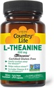 Country Life L-Theanine - 200 mg - 30 Vegetarische Kapseln