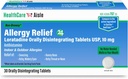 HealthCareAisle Allergy Relief - Loratadine 10 mg Comprimés désintégrés par voie orale USP - 30 Comprimés - Médicaments antiallergiques d'origine sur ordonnance, 24 heures sur 24