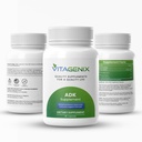 ADK 10 - Vitamin A, D3 & K2 Nahrungsergänzung für Männer und Frauen - Hohe Potenz Vitamin ADK - Hilft Immun-, Knochen- und Herzgesundheit zu unterstützen - 90 Kapseln