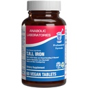 Langsame Veröffentlichung Eisen Ergänzung mit Vitamin C - hohe Absorption Eisen mit Vitamin C für Frauen mit Methyl B Complex für maximale Vorteile - Stomach Friendly Vegan & Made in USA - 60 Servietten