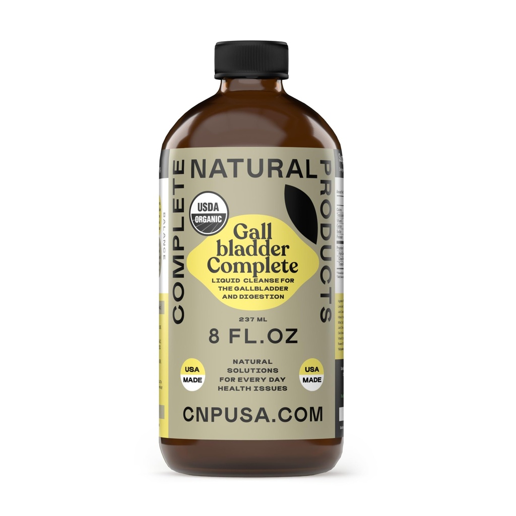 Gallbladder Complete 8 oz Concentrate de liquide organique - Supplément de vinaigres digestifs