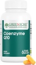 Greeniche Coenzym Q10, 60 Caps, hohe Absorption Coq10, Vegan, Glutenfrei