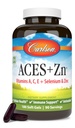 Carlson - ACES + Zn, Vitamine A, C, E + Selen & Zink, Zelluläre Gesundheit & Immununterstützung, Antioxidans, 180 Softgels