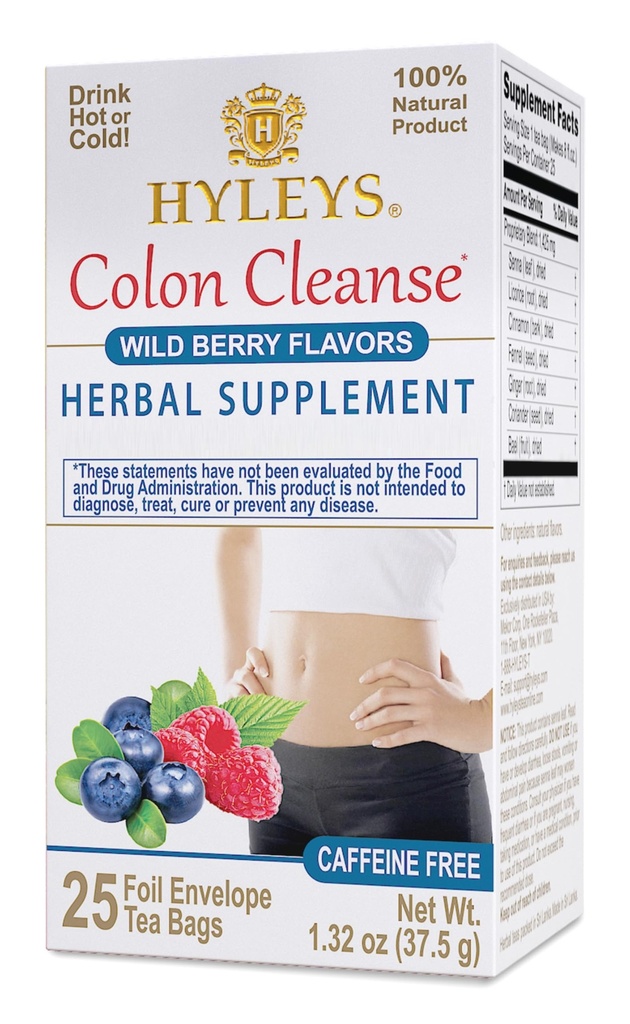 Hyleys Tea Colon nettoie les baies sauvages (1 paquet)