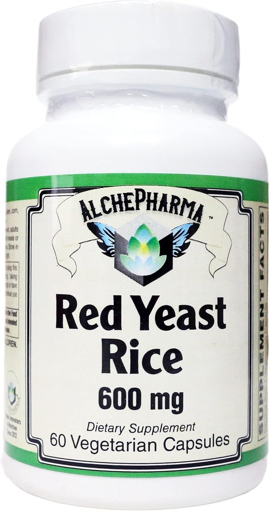 Rote Hefereis (Organic und Citrinin Free), 600mg (60 Vcaps)