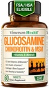 Glucosamin Chondroitin MSM Supplement – Fortgeschrittene Joint Supplements für Männer und Frauen w/Glucosamine Sulfate 1000mg, Chondroitin Sulfate & MSM, Vitamin B12 und mehr für gemeinsame Gesundheit – FSA Eligible