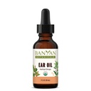 Banyan Botanicals Ear Oil – Bio-Kräuteröl-Ear Tropfen mit Ashwagandha und Knoblauch – Beruhigend und Bequemlichkeit für die Ohren – 1 Unze – Non GMO Sustainable Sourced Vegan