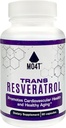Trans Resveratrol Antioxidant- hilft, oxidativen Stress zu bekämpfen- fördert gesundes Altern - 60 Kapseln