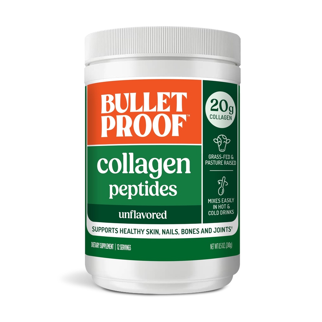 Bulletproof Collagen 18g Proteinpulver, 8,5 Unze, Unflavored