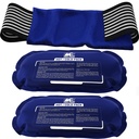 Ice Packs für Verletzungen Wiederverwendbar (3-Piece-Set) – Heiße und kalte Ice Pack Therapie Gel Wrap Unterstützung – Unterstützt Erholung, Gelenk und Muskelschmerzen – Knie, Rücken &amp; Mehr (3 Stück Set - Classic)