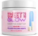 Project Ad Sweet' N Glow Zero Calorie Sugar Free Sweet'Ner mit Collagen Building Agents (30 Servierungen, entflammt)