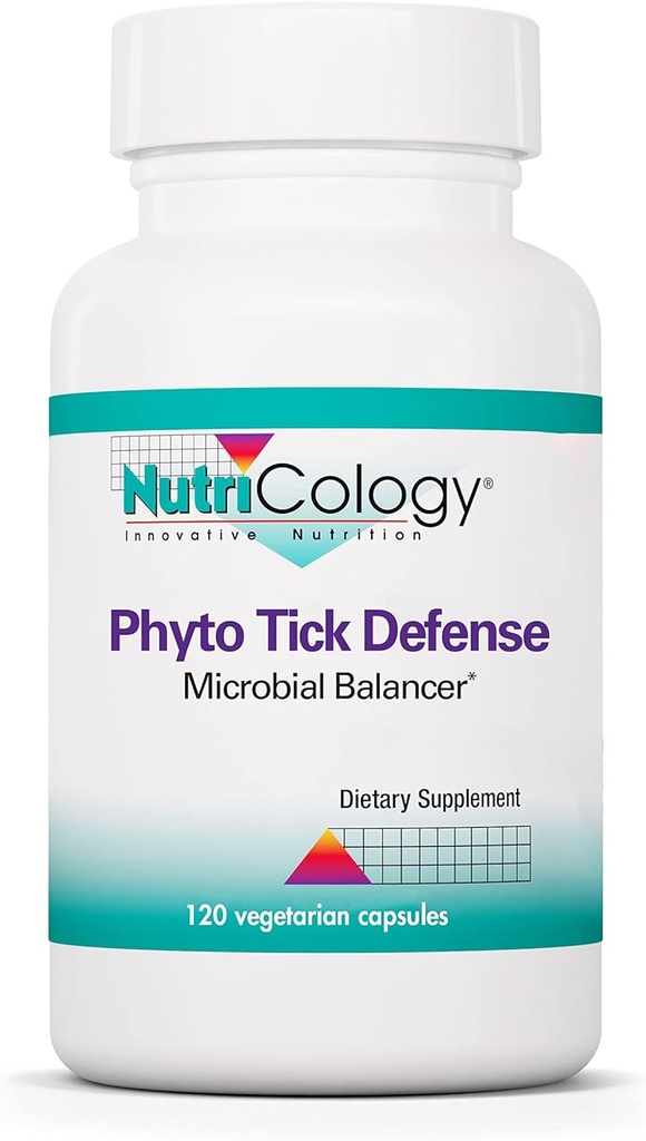 Nutricologie - Supplément Phyto Tick Defense - Complexe de champignons, Extrait de champignons, Lions Mane, Cordyceps, Beta Glucans, Capsules végétariennes - 120 Compte