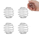 4 Pcs 2.1-Inch Large Size Shaker Balls for Protein Shakes,Milkshake and Salad Dressing,304 Stainless Steel Shaker Ball