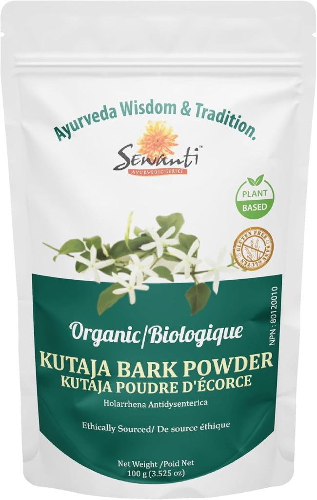 Poudre d'écorce Sewanti Kutaja - Supplément à base de plantes 100% naturel pour le confort digestif - 100g