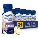 Assurez-vous que la nutrition de la vanille embouteillée à haute teneur en protéines agite avec fibre, prêt à boire, 16g de protéines et 27 vitamines et minéraux, 8 fl oz, 24 Pack