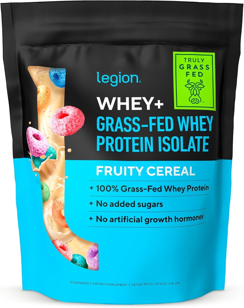 RECHT Whey+ Protein Whey Isolate von Grass Fed Cows - Whey Protein Isolate Powder Low Calorie, Non-GMO, Sugar Free, Lactose und Glutenfrei, Alle natürlichen Proteinpulver für Männer & Frauen, (30 Portionen)