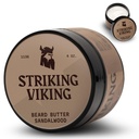 Striking Viking Sandalwood Bart Weichmacher für Männer - Non-Greasy Creme Formel mit natürlichen Inhaltsstoffen für Hydrat und Refreshing Barte (4oz)