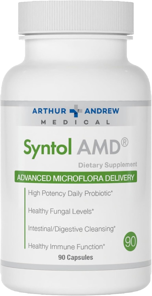 Arthur Andrew Medical, Syntol, 3-in-1 Formel mit Probiotika, Prebiotic Fiber & Yeast Cleansing Multi-Enzymes, 90