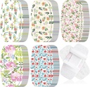 Sinmoe 100 Stks große Bandagen 2 x 4 Zoll Latex freie große klebende Blume Wound Pflege Flexible Stoff Bandagen für Pflege und Schutz Wounds