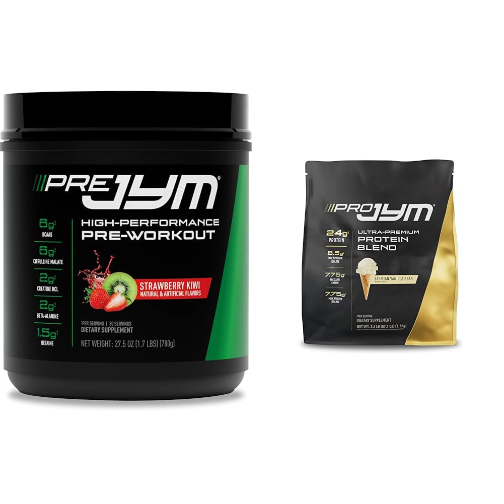 PRE JYM 30 portions - Fraise Kiwi et ahitien Vanilla Bean