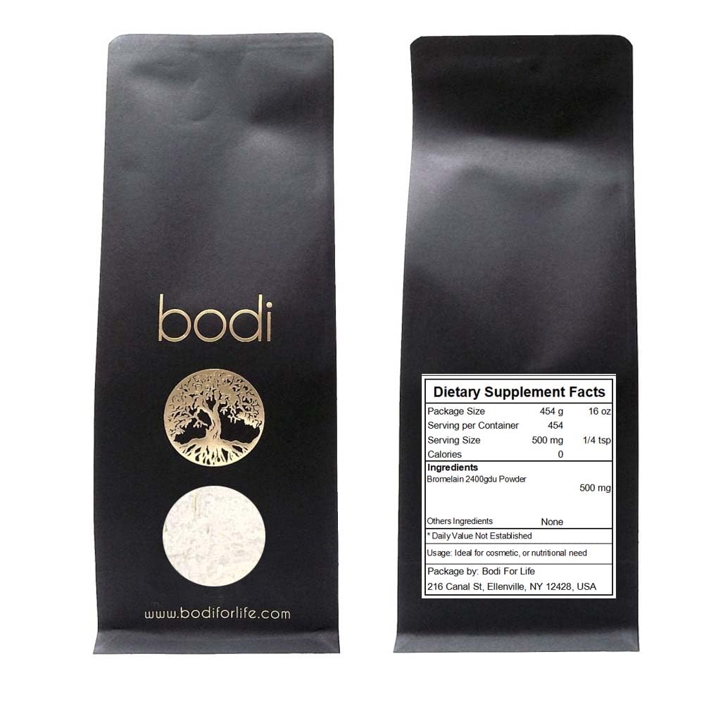 Körper : Bromelain Pulver 2400gdu Extrakt | 2oz bis 5lb | 100% reine natürliche Hand handgefertigt (16 oz)
