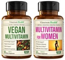 Vimerson Santé Vegan Multivitamines pour les Végétariens et Végétariens & Multivitamine pour les femmes