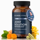 Mt. Angel Vitamins - Joint Solution Advanced, mit Curcumin C3 Complex, Glucosamin, Hyaluronsäure, Bromelain, Collagen Type 2 & MSM, verbessert Fluidität & unterstützt Joint Comfort (60 Kapseln)