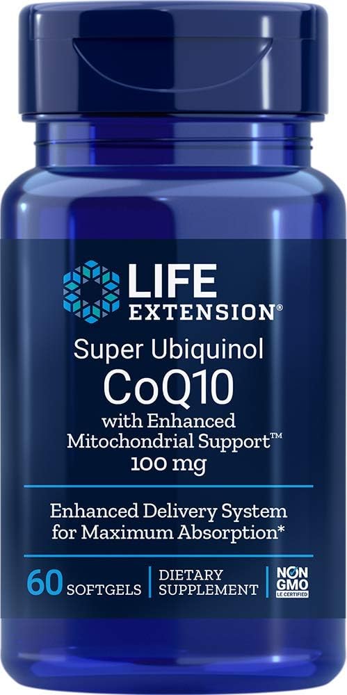 Super Ubiquinol CoQ10 mit Enhanced Mitochondrial Support 100mg 60 Softgels (Pack von 2)