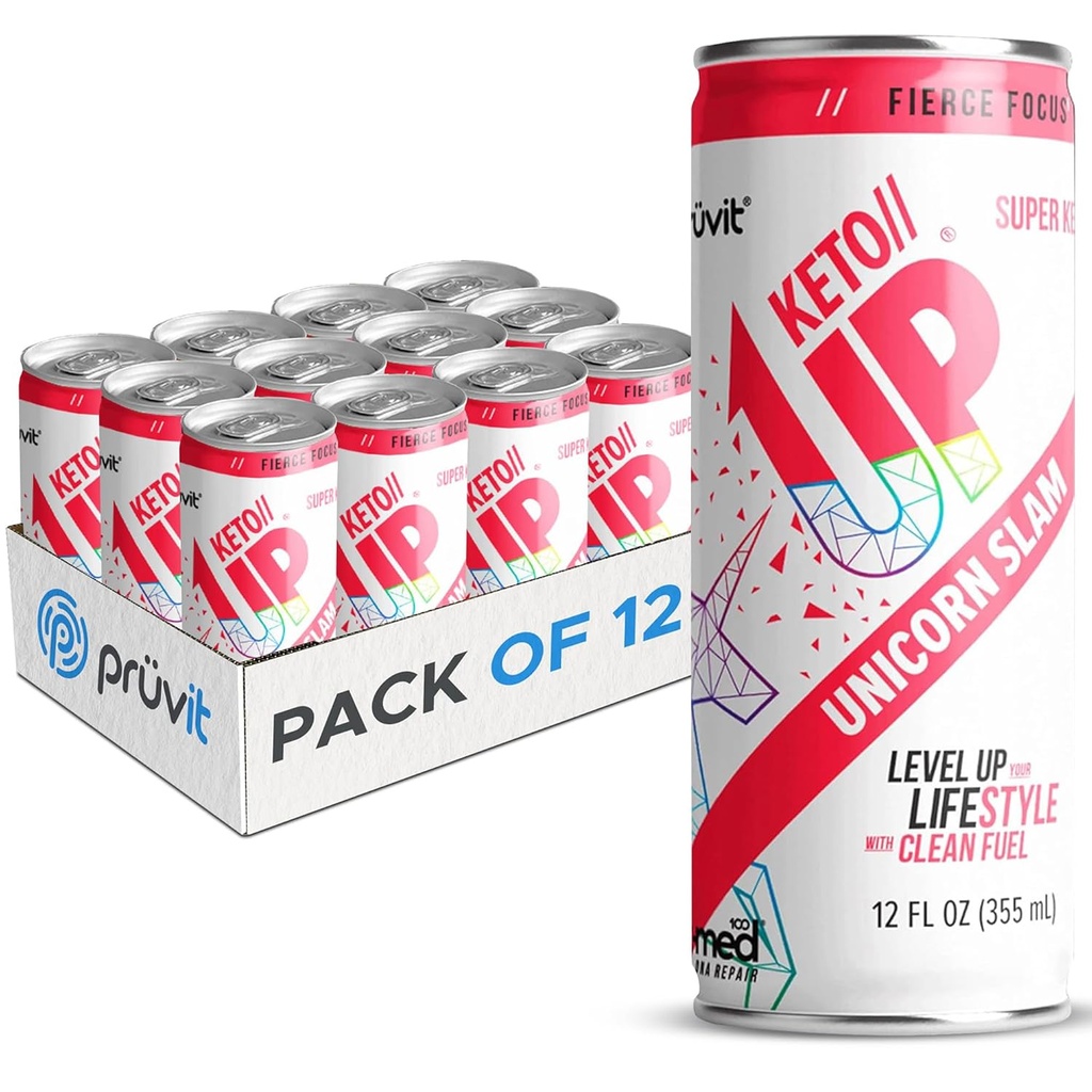Der Unicorn Slam Keto//Up® Drink – Ready-to-Drink Ketone für Männer und Frauen 12 Pack