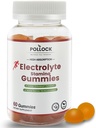 Elektrolyt-Gummien für Athleten - Orange Flavor, 60 Gummie für Elektrolyt-Replikation, Enhanced Endurance & Musce Cramp Prevention, 2 Gummie pro Servierung
