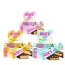 Nick's Sampler Pack Swedish Style Protein Bars, Keto Friendly Snack Bars, No Added Sugar, 5g Collagen, Low Carb Protein Bar, Low Sugar Meal Ersatz Bar, Keto Snacks, 36-Count