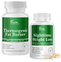 DR VITAMIN SOLUTIONS Thermogenic Fat Burner & Nighttime Weight Loss Pills für Frauen, Taille Trimmer & Ergänzungen für Bloating für Frauen & Männer, 120 Kapseln