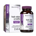 BlueBonnet Nutrition Schönes Ally Hair, Haut und Nägel, hydrolysiertes Collagen aus Grass Fed Cows, Collagen Peptides Typ 1 & 3, Non GMO, Glutenfrei, Sojafrei, Milchfrei, 90 Gemüsekapseln