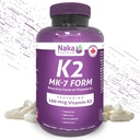 K2 MK-7 330, Naka Platinum K2 (formulaire MK-7) 330 Casquettes végétatives - Taille exclusive: 300 + 30 Gratuit, 330 Compte
